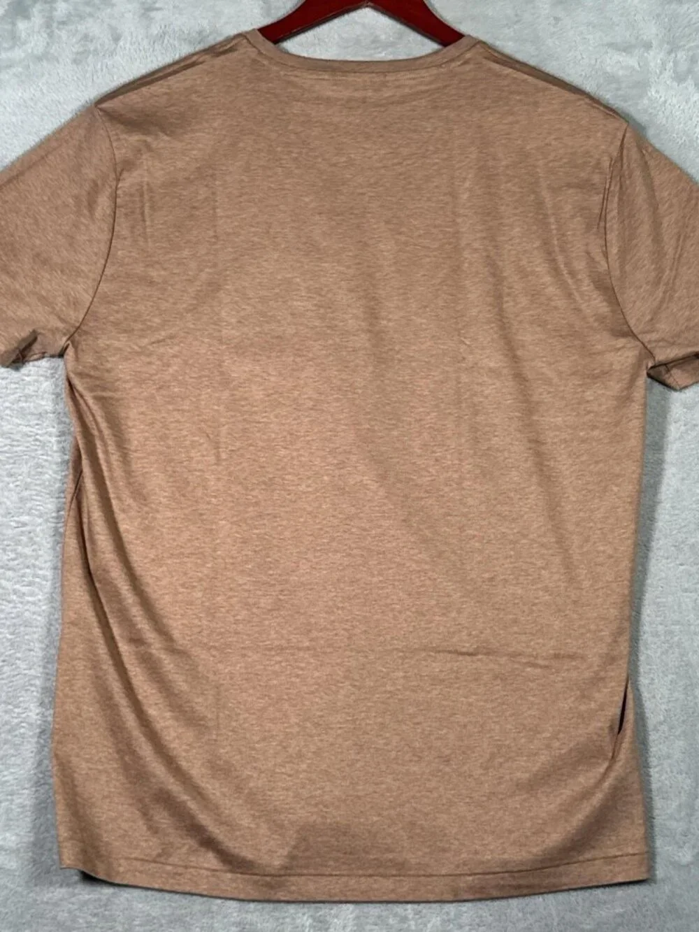 Polo Ralph Lauren Shirt Mens XL Brown Custom Slim Fit Classics Pony Logo Tee